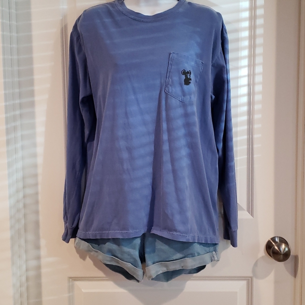 Paisley blue long sleeve Koala shirt